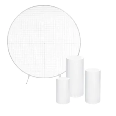 Plinth and Mesh Backdrop Set